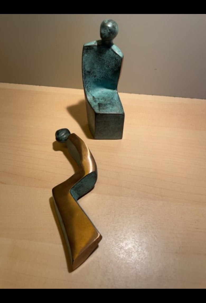 Tosomhed - skulptur i ægte bronce